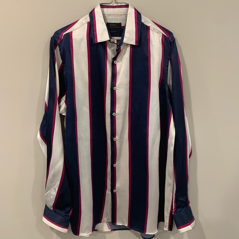 Zara long-sleeved button up